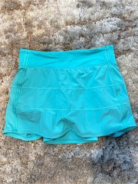 lululemon athletica Teal Athletic Skirt size 6